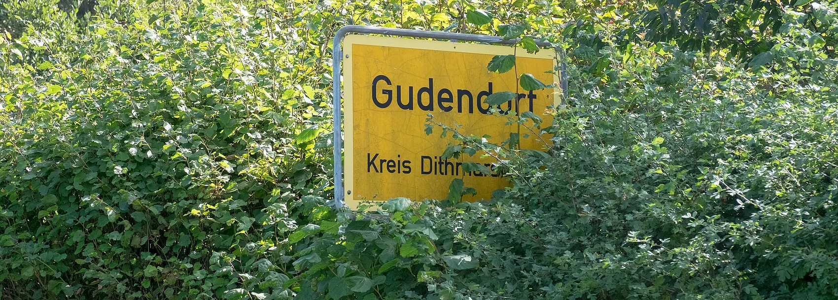 Ortsschild Gudendorf