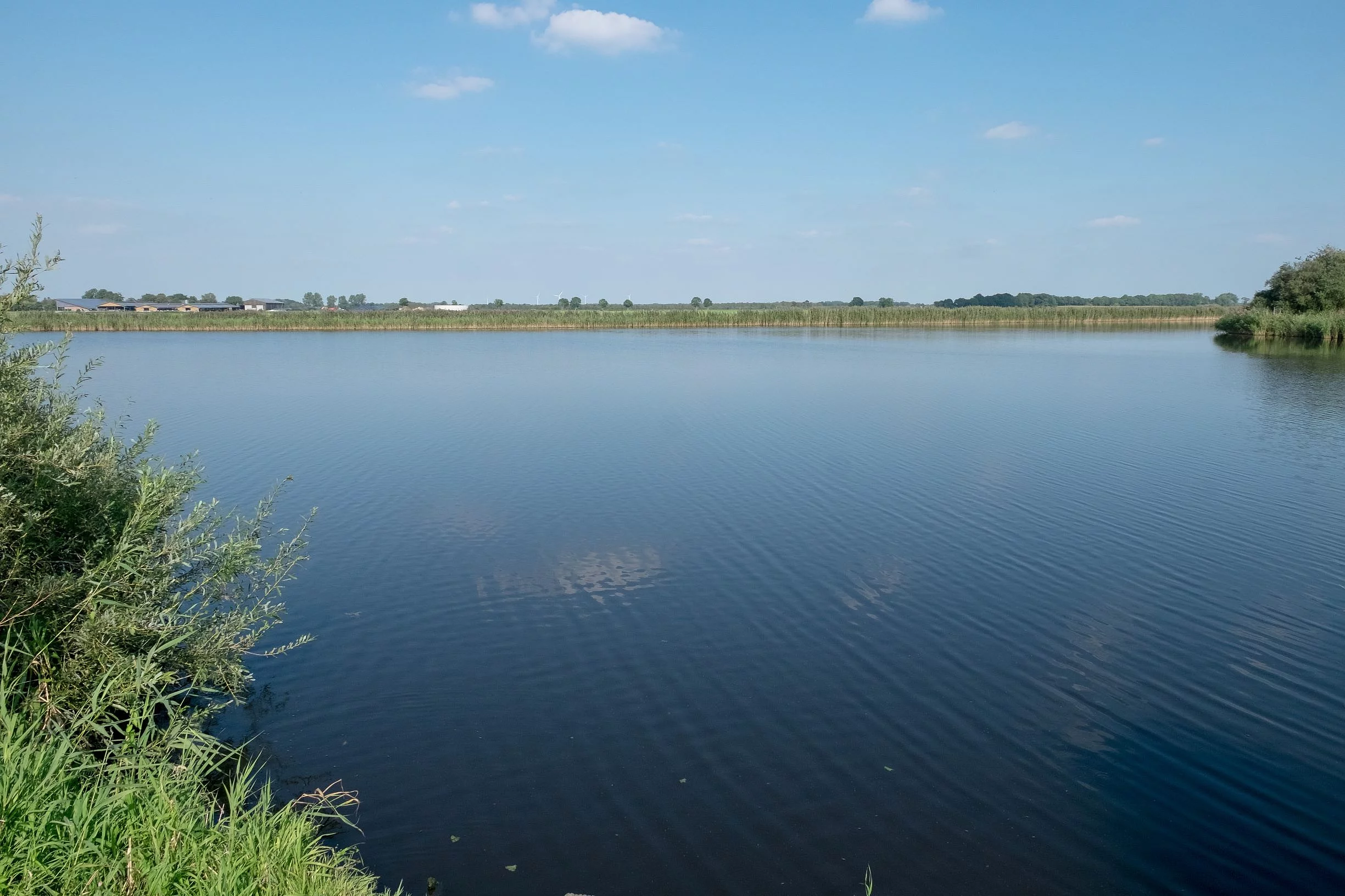 Blick auf die Eider bei Osterrade