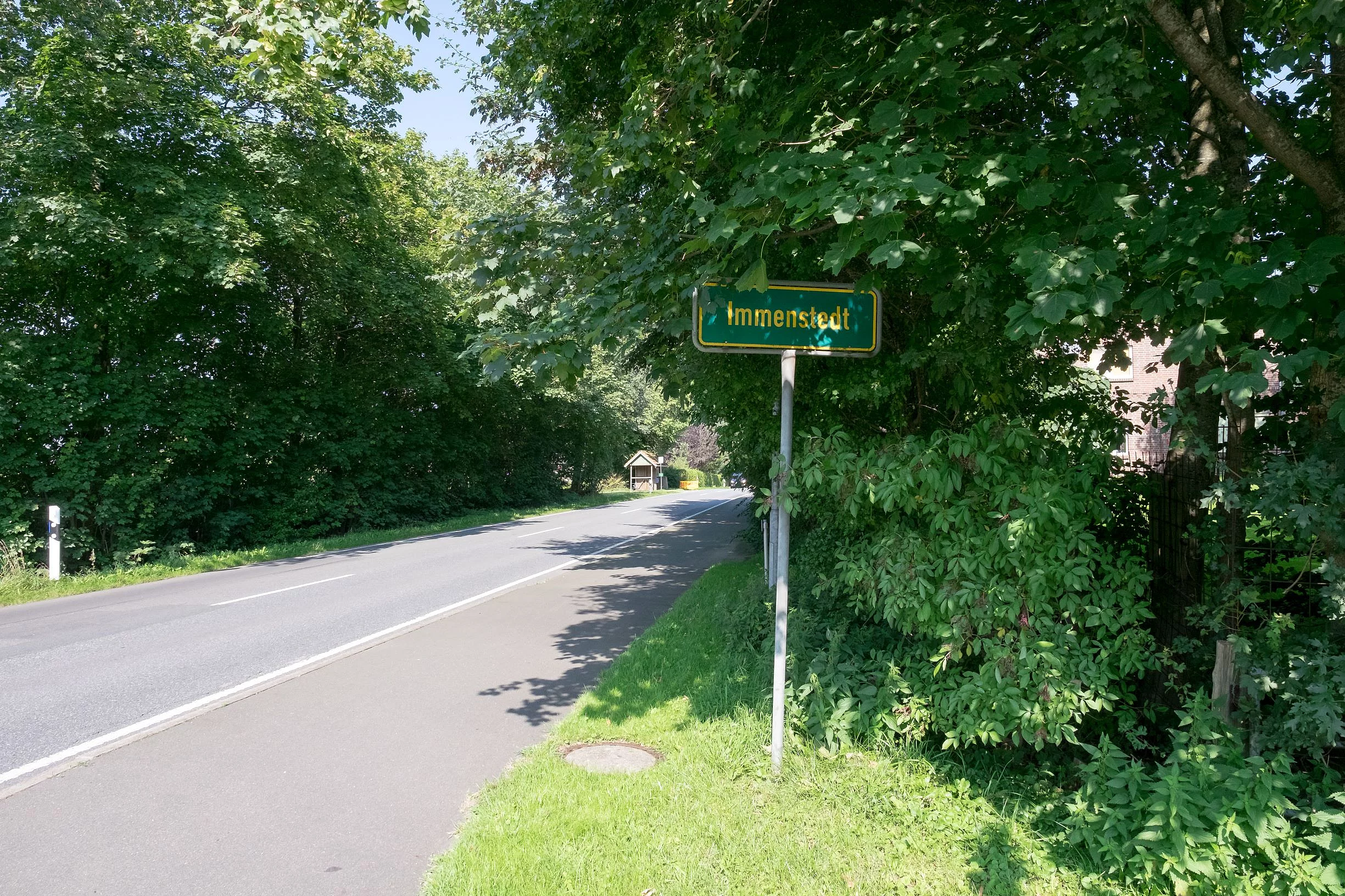 Ortsschild Immenstedt