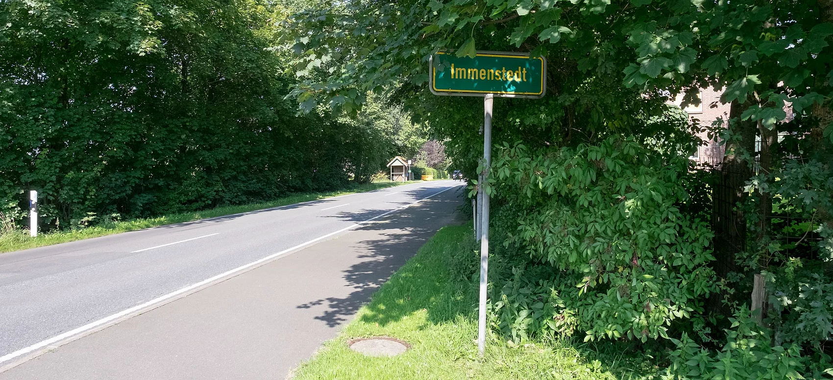 Ortsschild Immenstedt