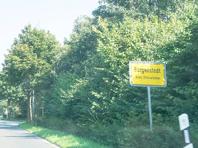 Ortsschild Bargenstedt