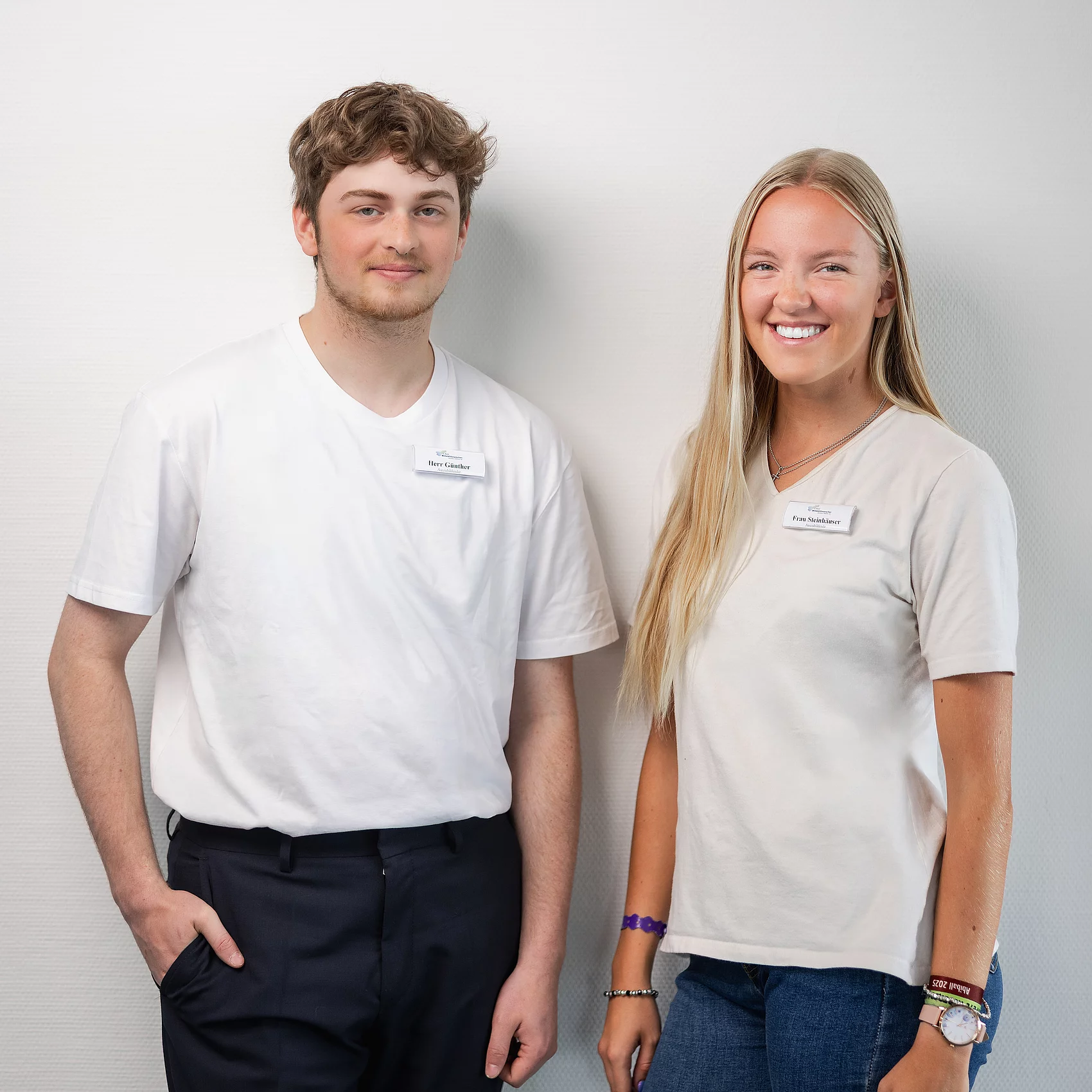 Marc und Lisa, Auszubildende des Amtes Mitteldithmarschen