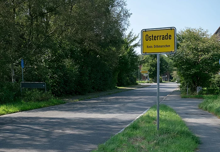 Ortsschild Osterrade