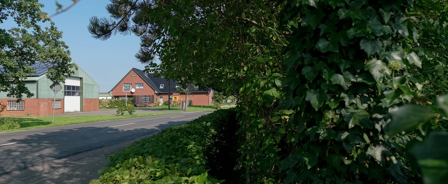 Blick ins Dorf Odderade