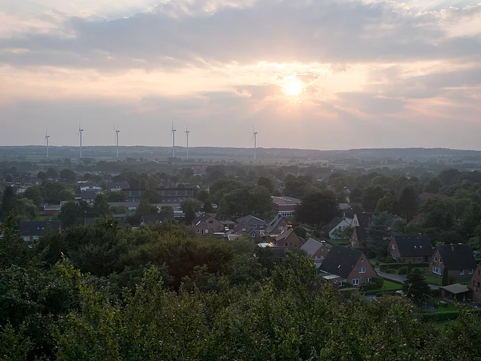 Blick auf Albersdorf