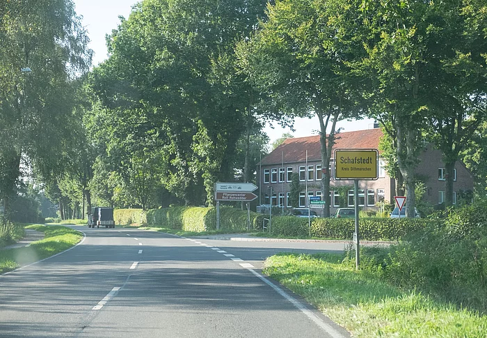 Ortseinfahrt Gemeinde Schafstedt Ortseinfahrt Gemeinde Schafstedt